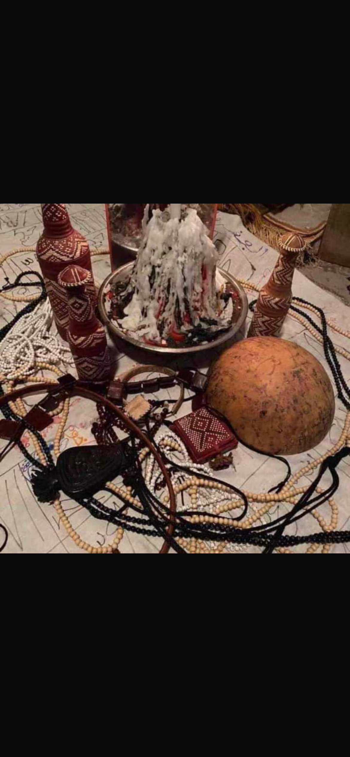 Objets rituels de Maître Samuel
